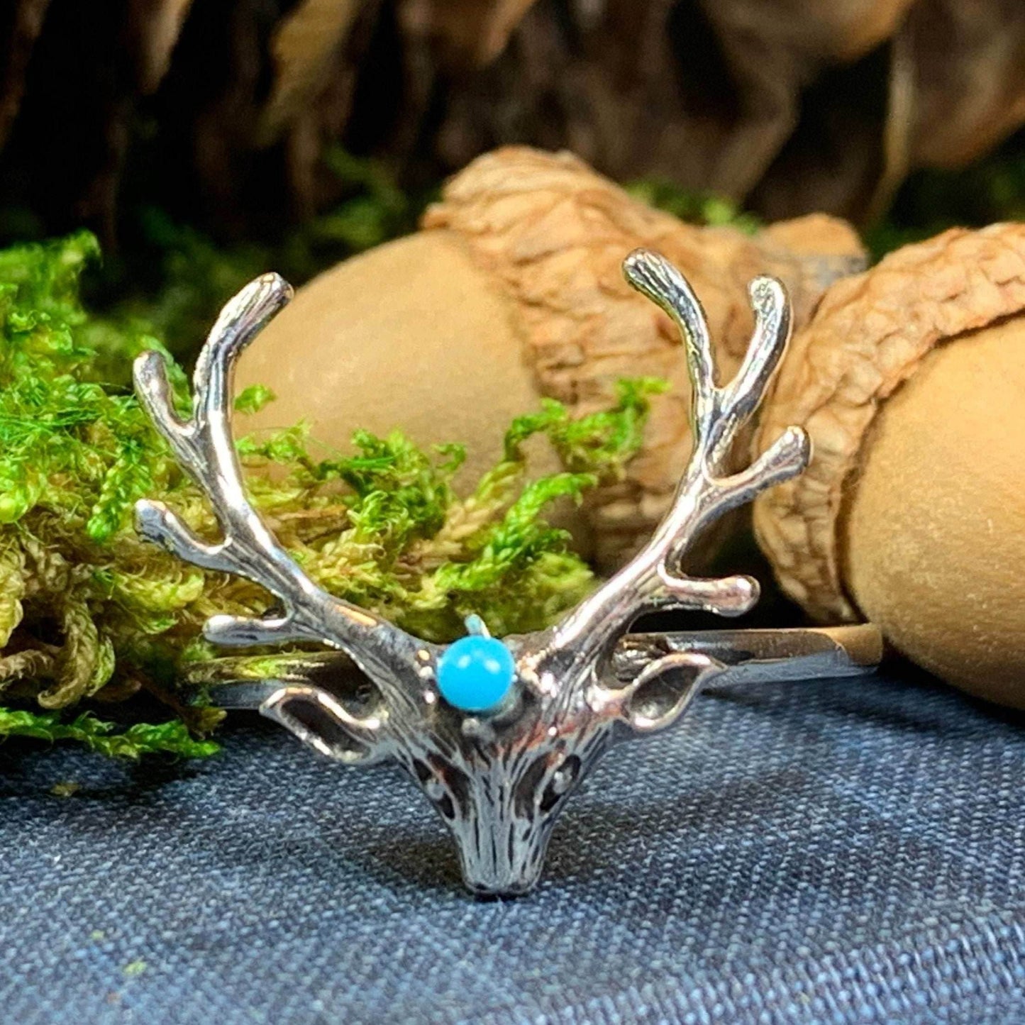Stag Antler Ring - 7