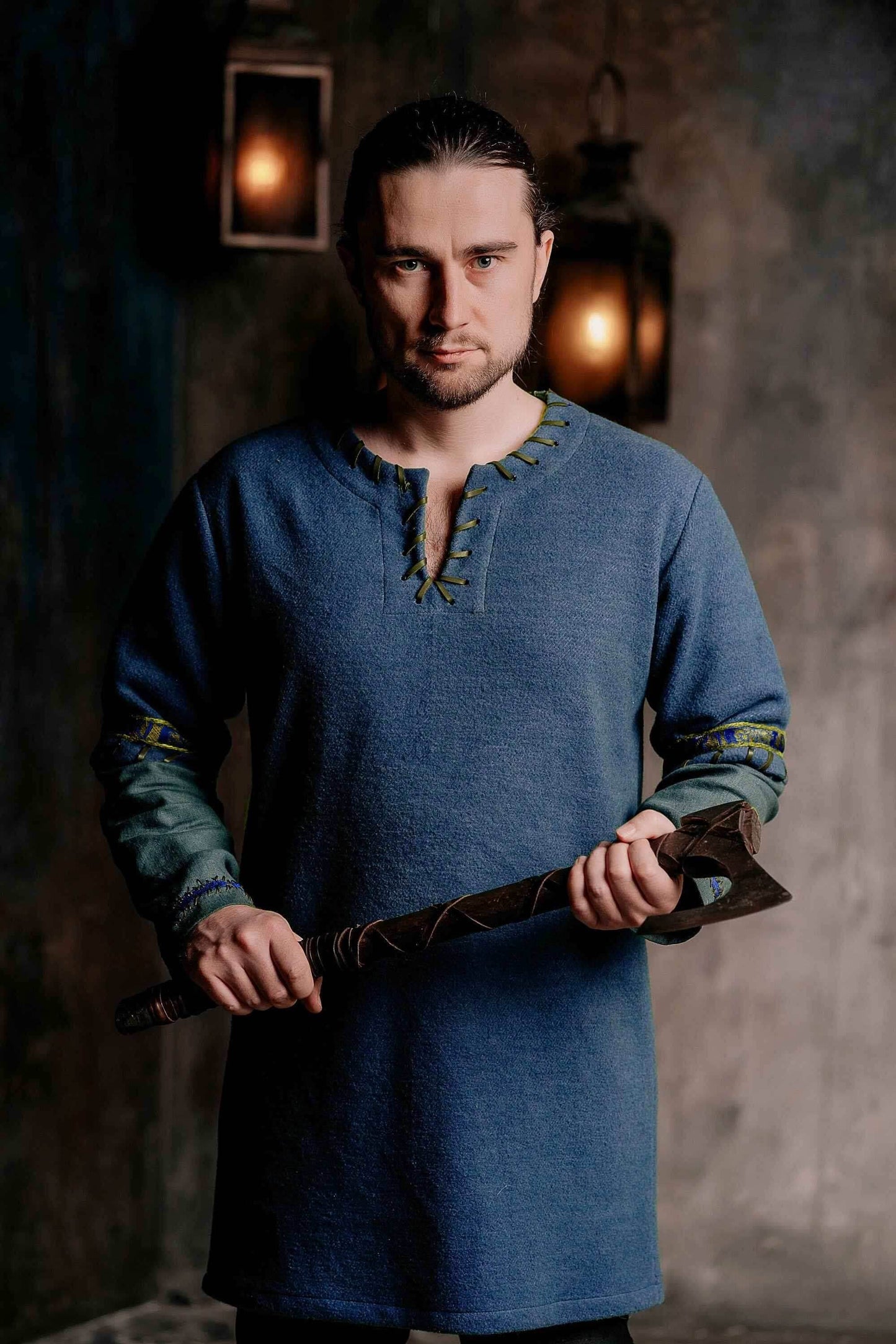 Wool celtic shirt - S