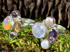 Highland Summer Ring - 8 / Moonstone