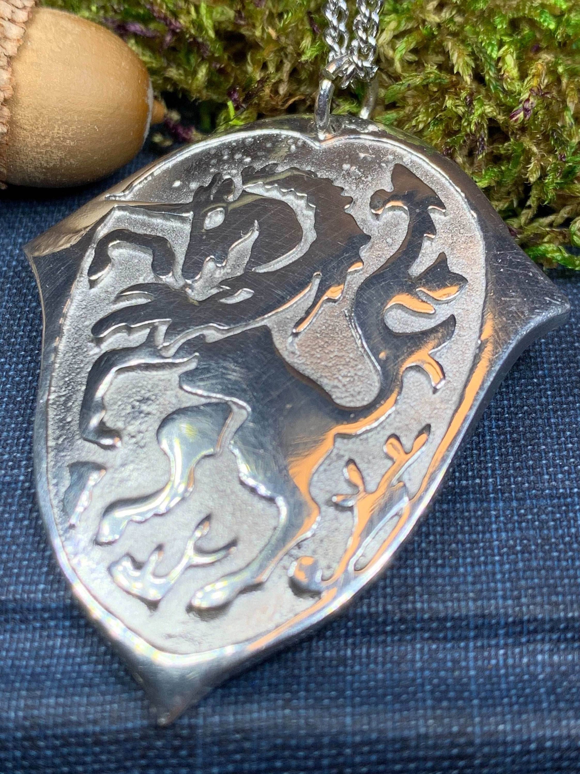 Unicorn of Scotland Medallion Necklace - 