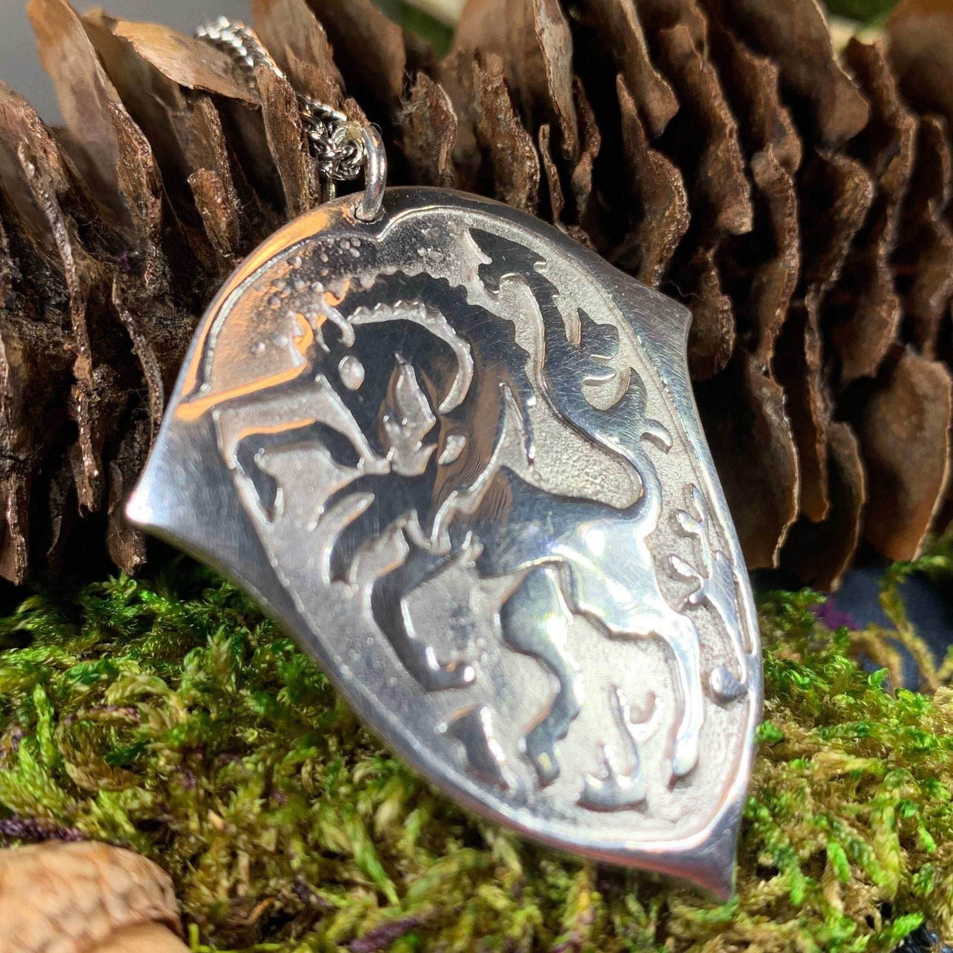 Unicorn of Scotland Medallion Necklace - 