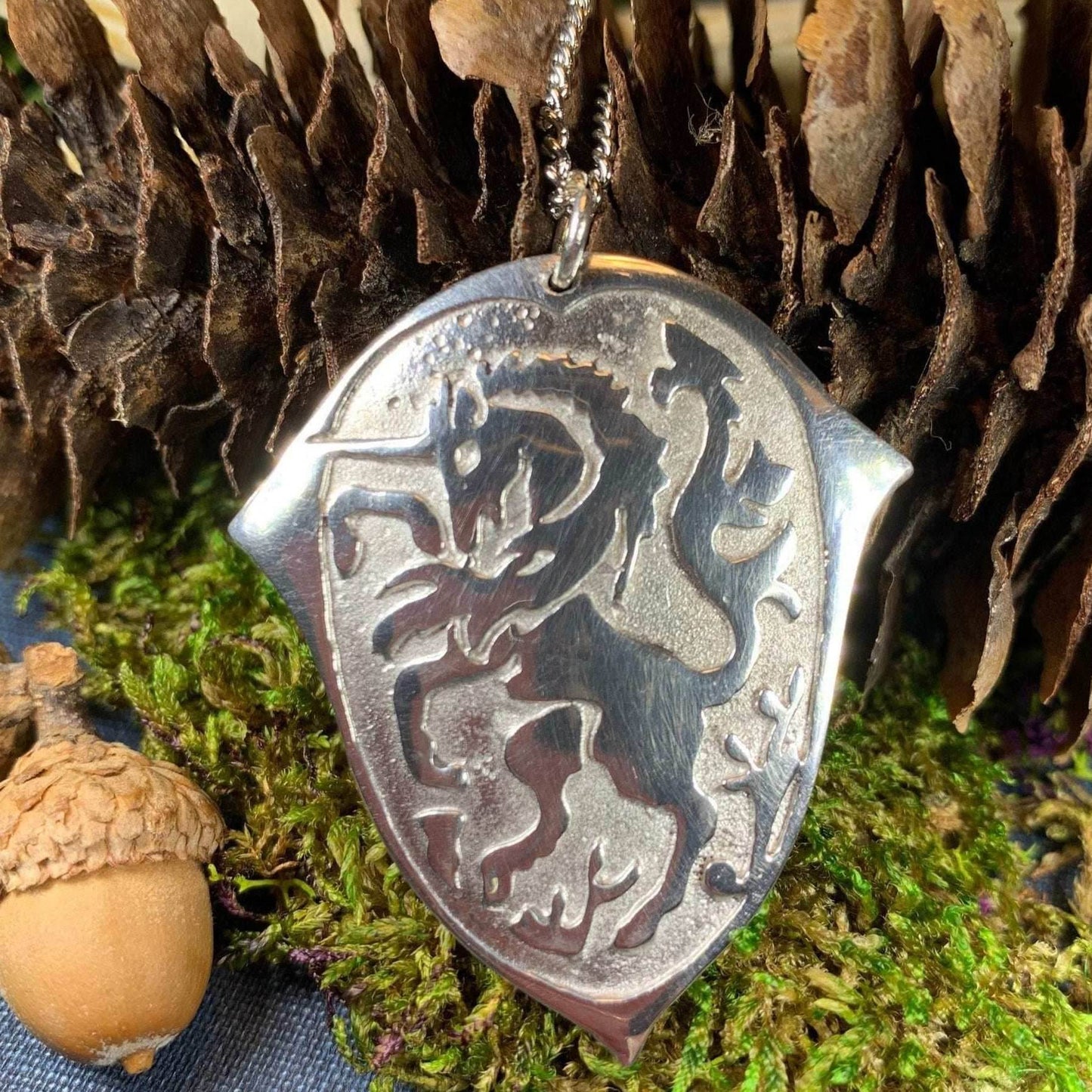 Unicorn of Scotland Medallion Necklace - 