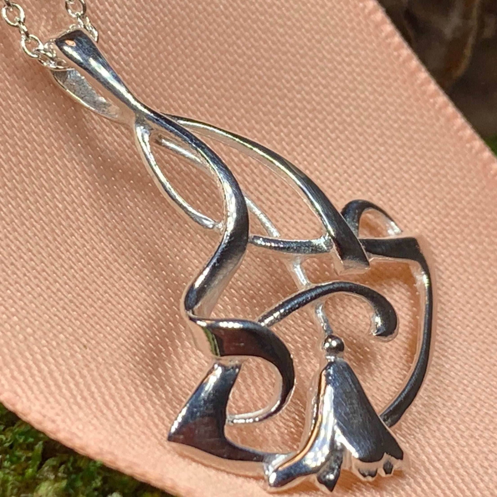 Elegant Bluebell Necklace - 18