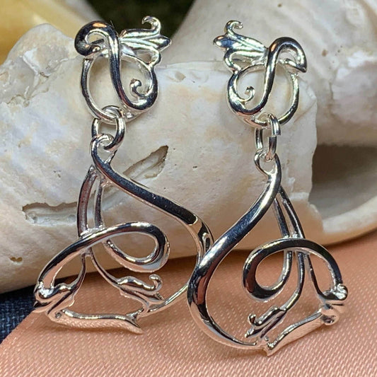 Bluebell Art Deco Earrings - 