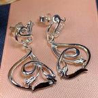 Bluebell Art Deco Earrings - 