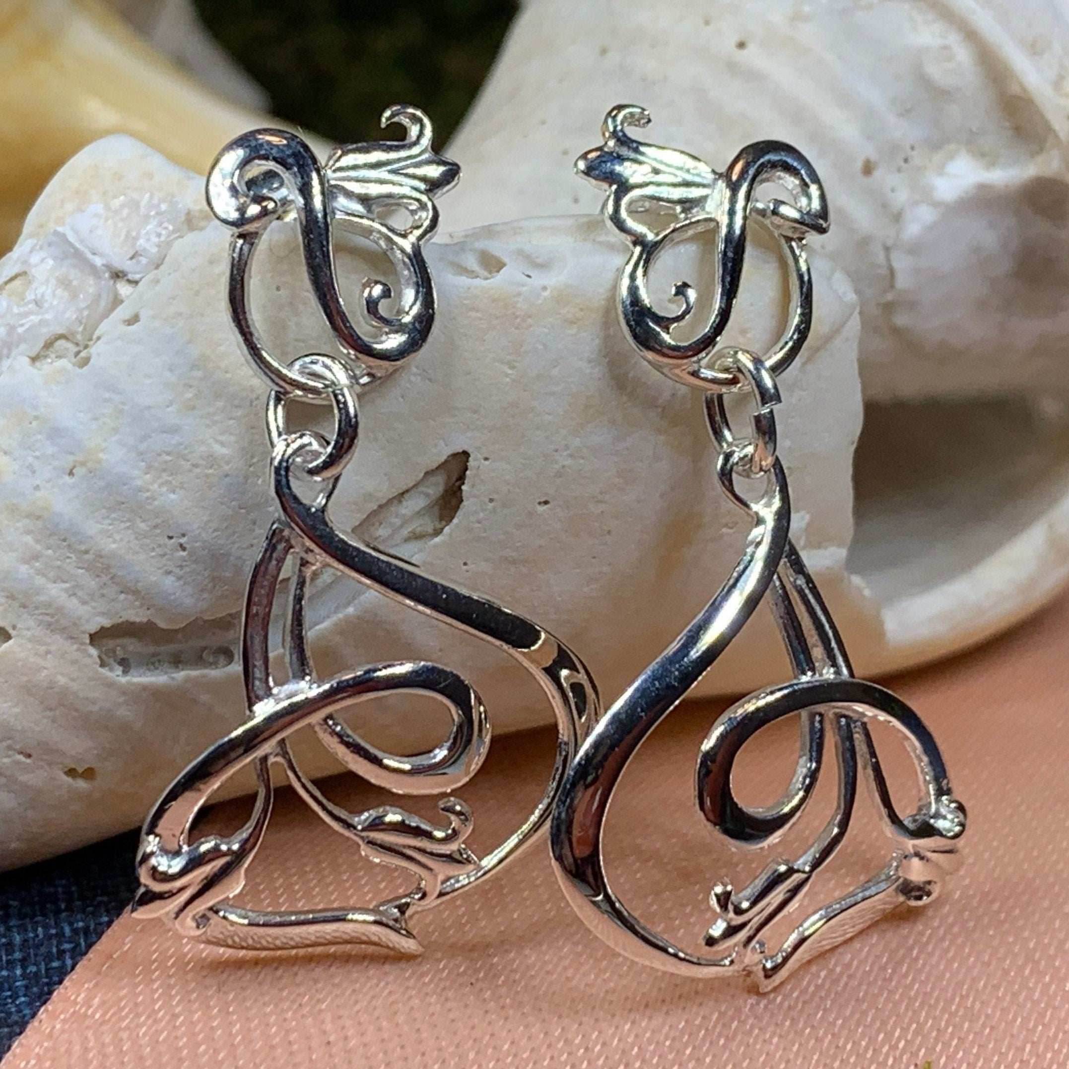 Bluebell Art Deco Earrings - 