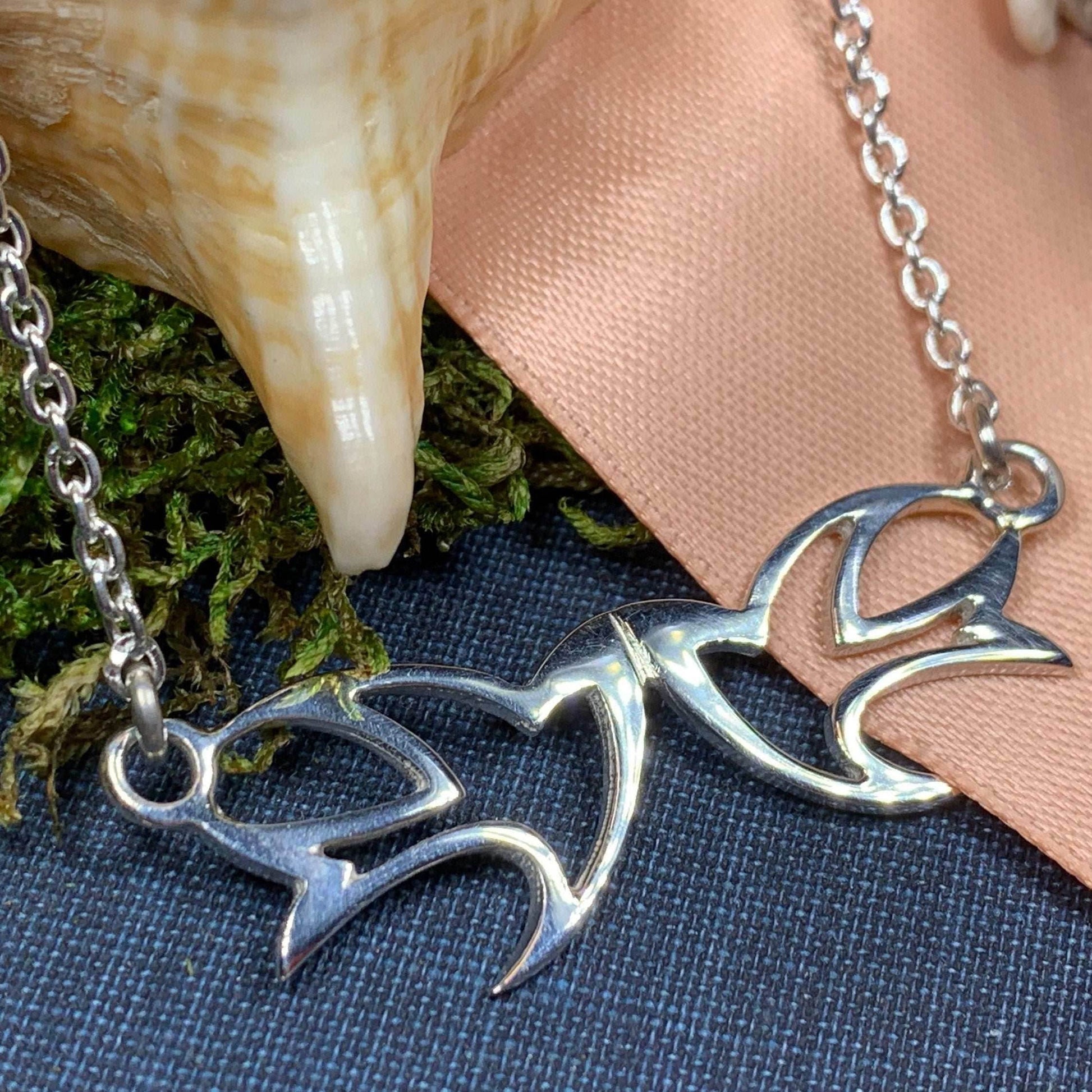 Iona Abbey Peace Doves Necklace - 