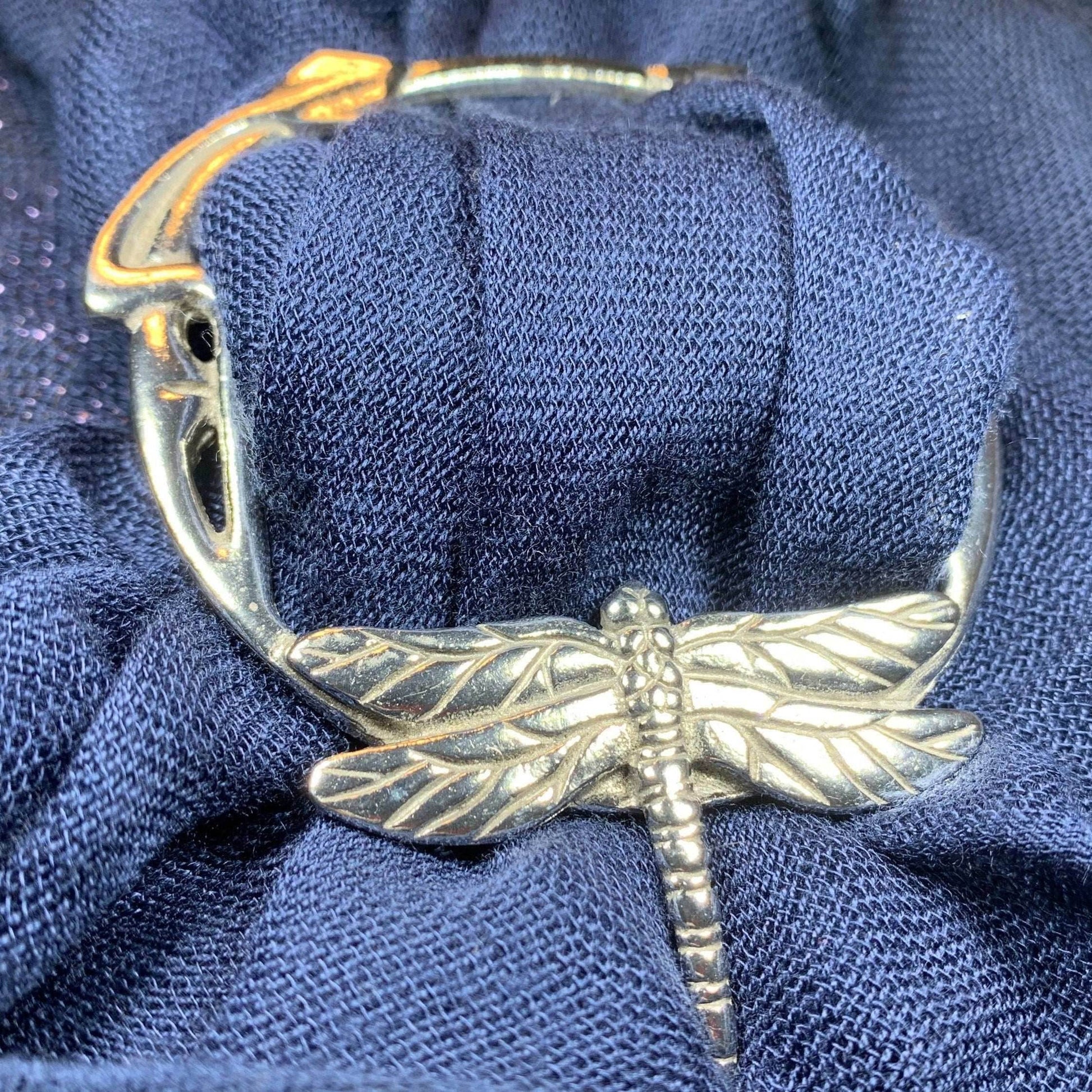 Claire's Dragonfly Scarf Ring - 