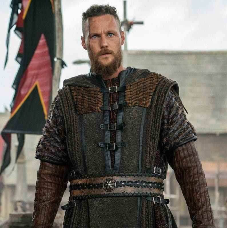 Ubbe leather wide belt - brown (like on foto)