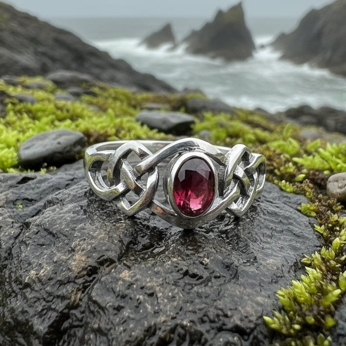 Dahlia Celtic Knot Ring