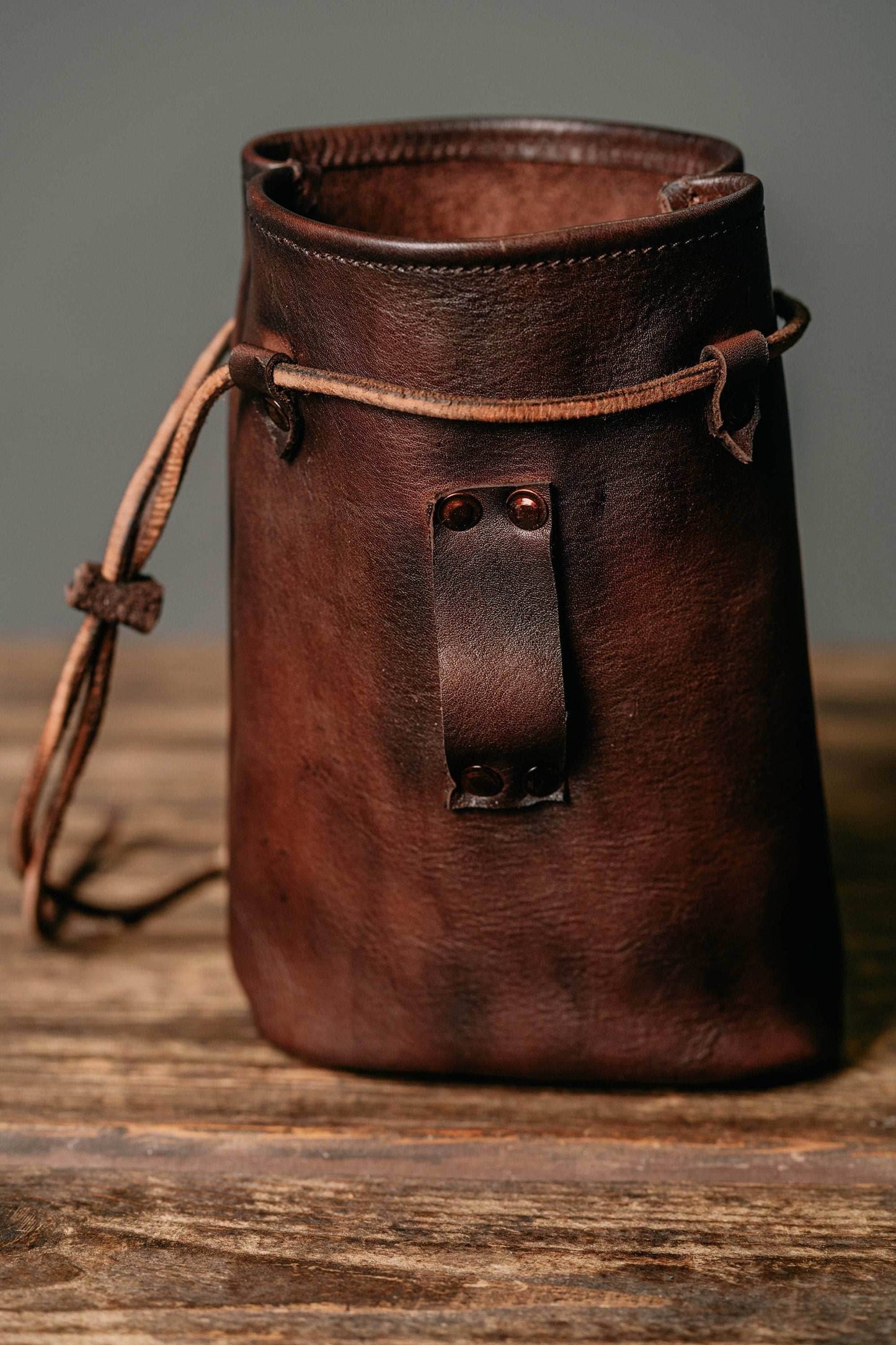 Viking leather belt bag - 