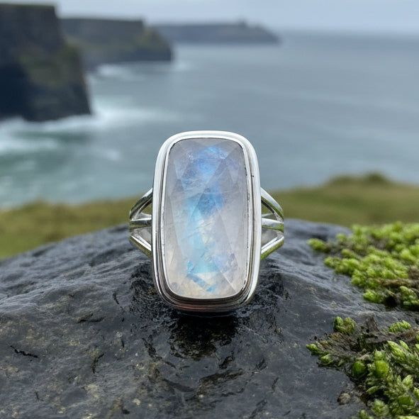 Celtic Dream Moonstone Ring
