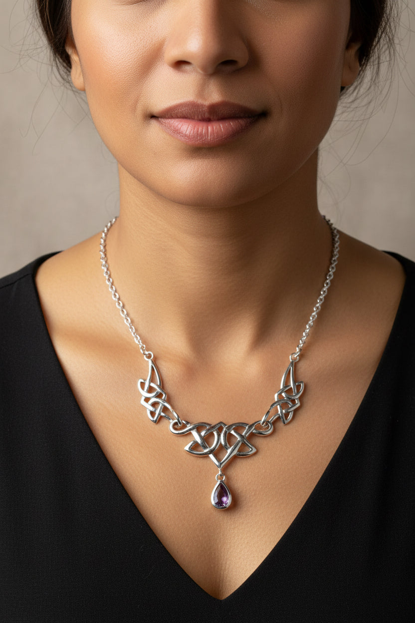 Lorena Celtic Knot Necklace