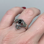 True Bond Onyx Claddagh Ring