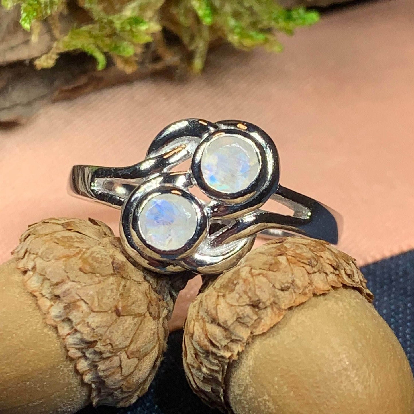 Goldevia Moonstone Ring - 6