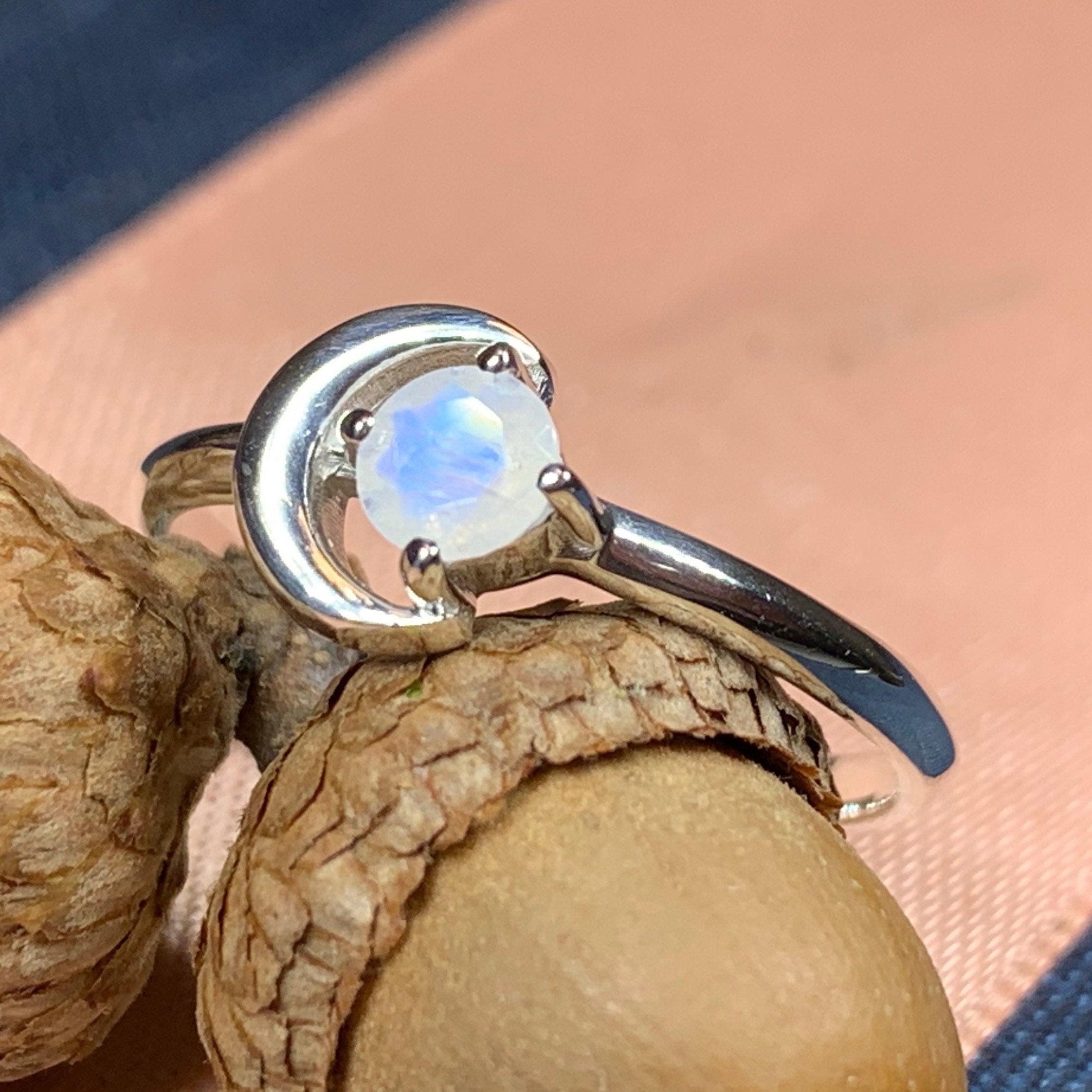 Ophelia Crescent Moon Ring