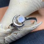 Ophelia Crescent Moon Ring