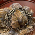 Scottish Thistle Pewter Scarf Ring - 