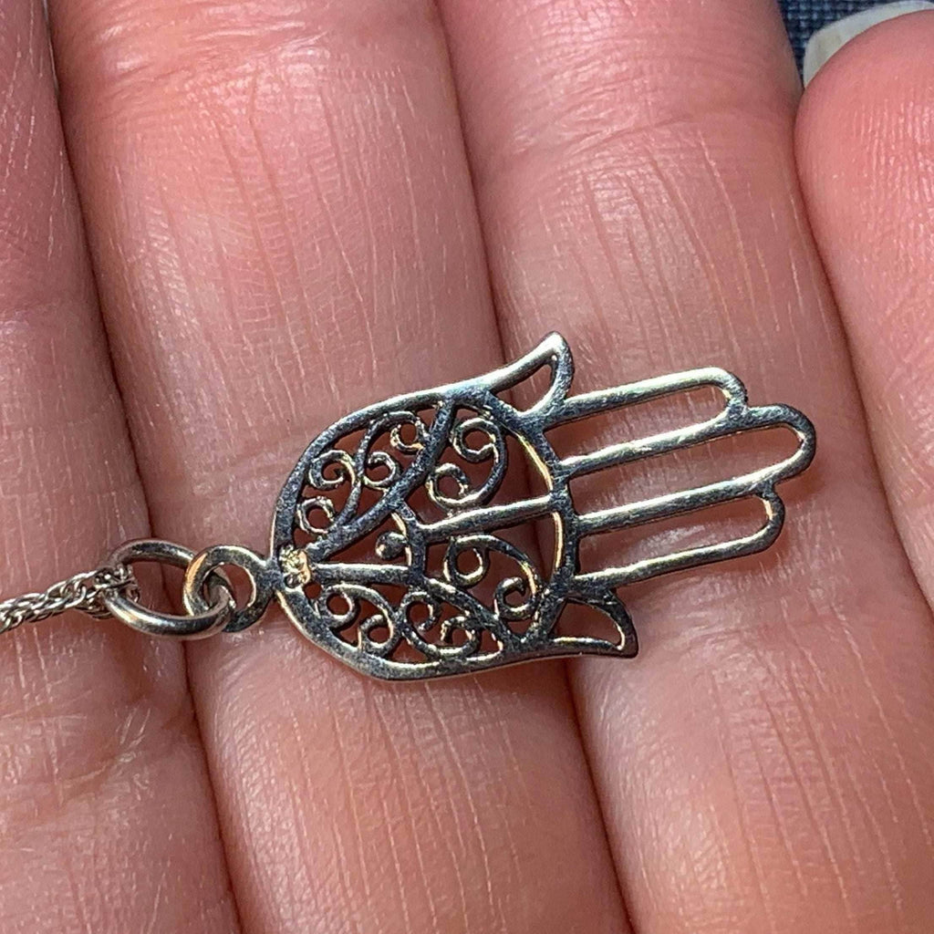 Hope Hamsa Hand Necklace - 18