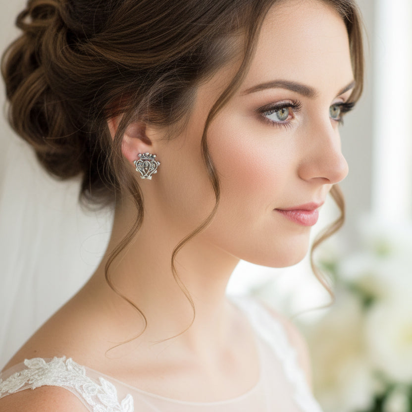 Luckenbooth Post Earrings