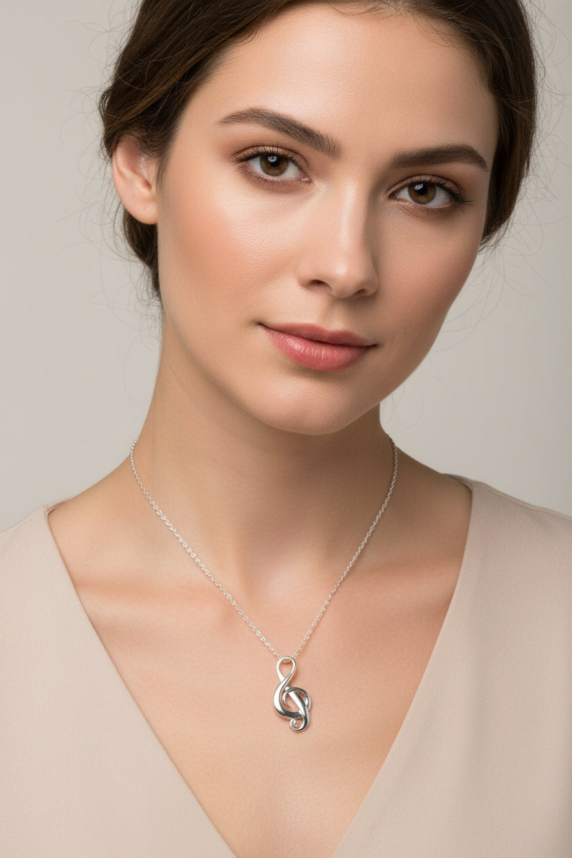 Elegant Music Necklace