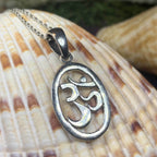Minimalist Om Necklace - 18