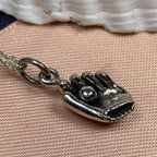 Baseball Mitt Necklace - 18