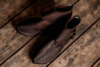 Medieval leather boots with soft sole - Brown (as on foto) / 5
