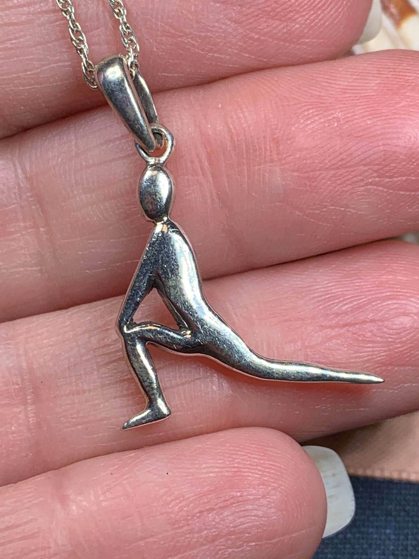 Serenity Yoga Pose Necklace - 18