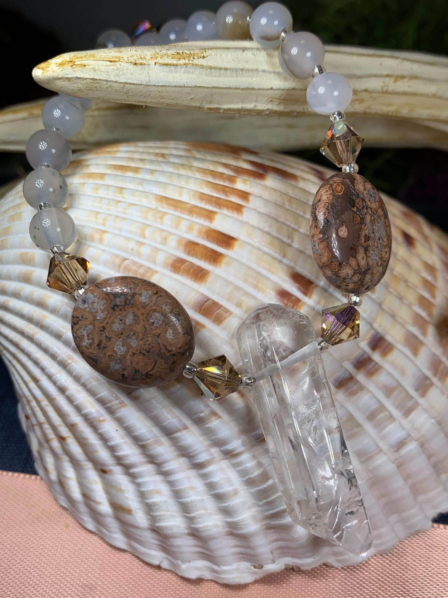 Celtic Mystic Crystal Necklace - 