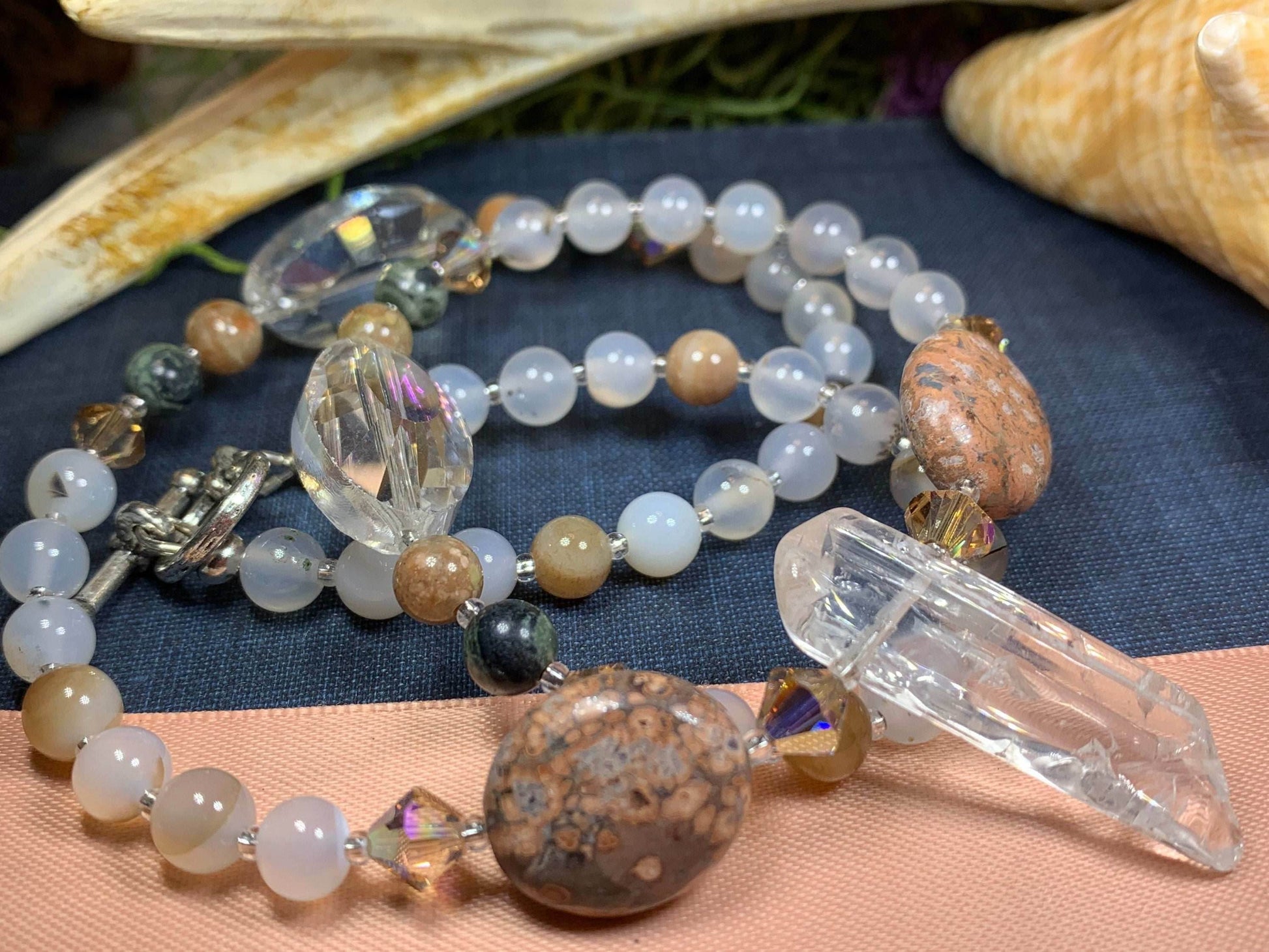 Celtic Mystic Crystal Necklace - 