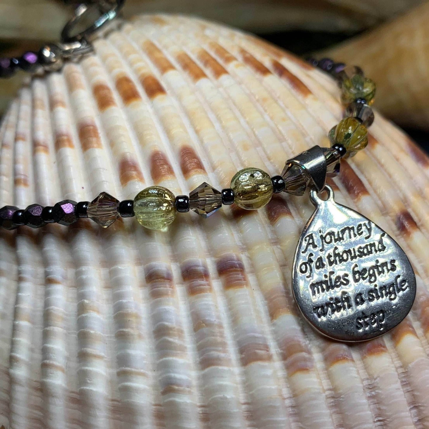 Inspirational Necklace - 15 inch / Purple