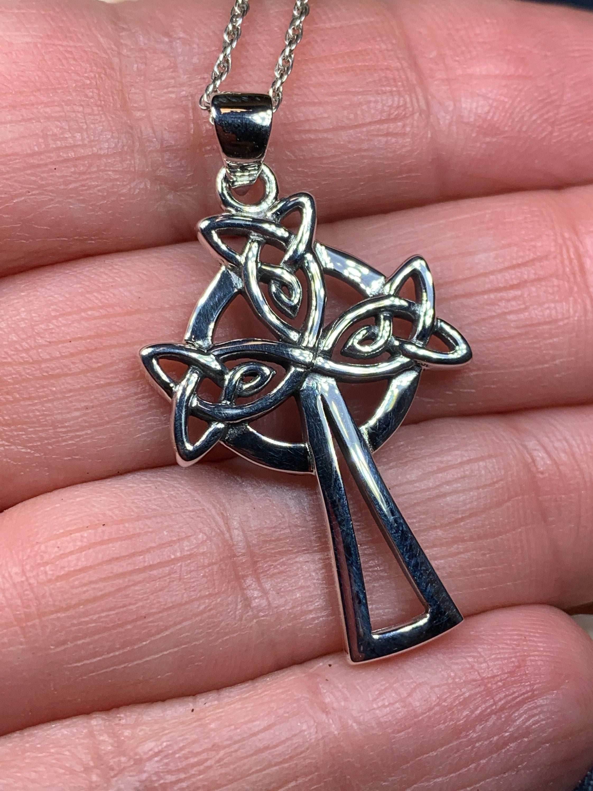Eternal Love Celtic Cross Necklace - 18