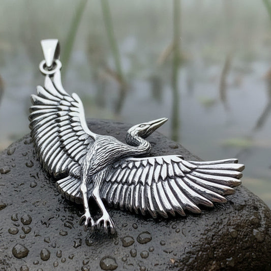 Crane Necklace