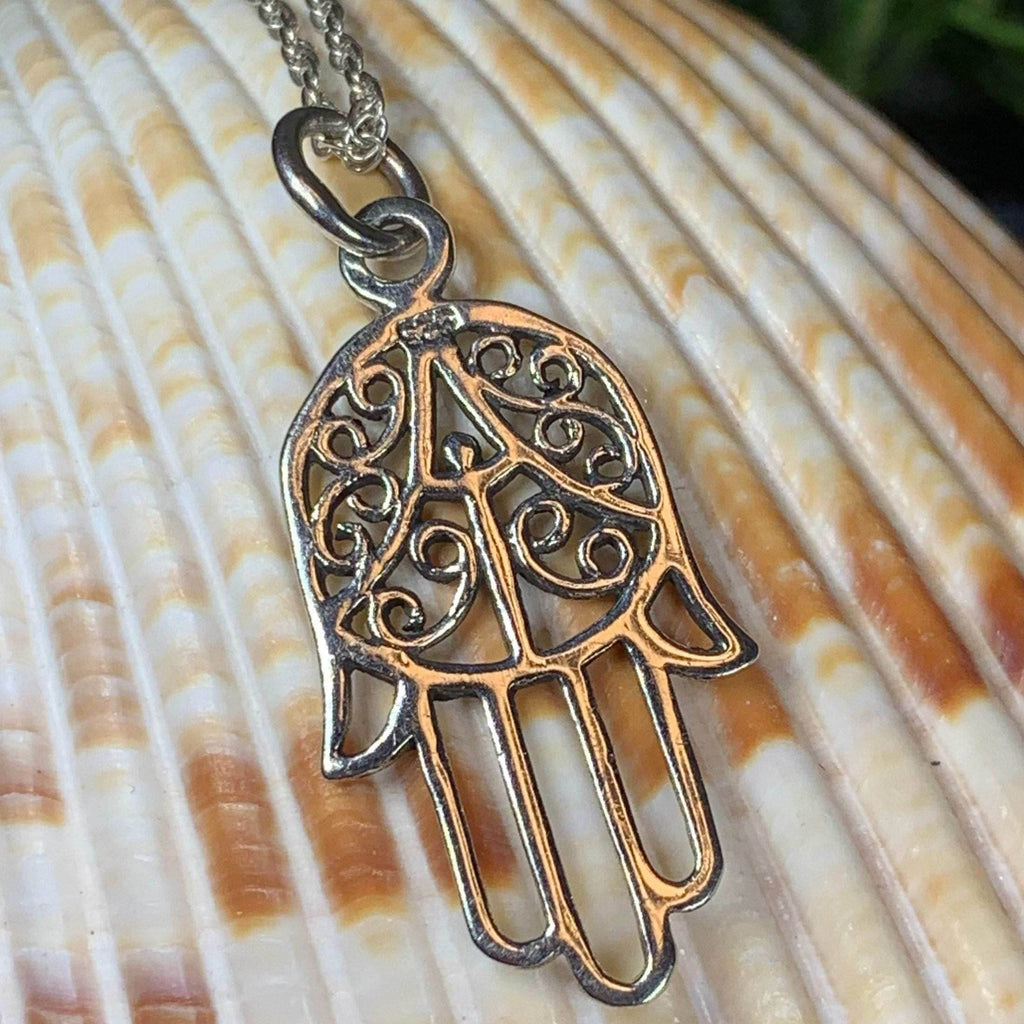 Hope Hamsa Hand Necklace - 18