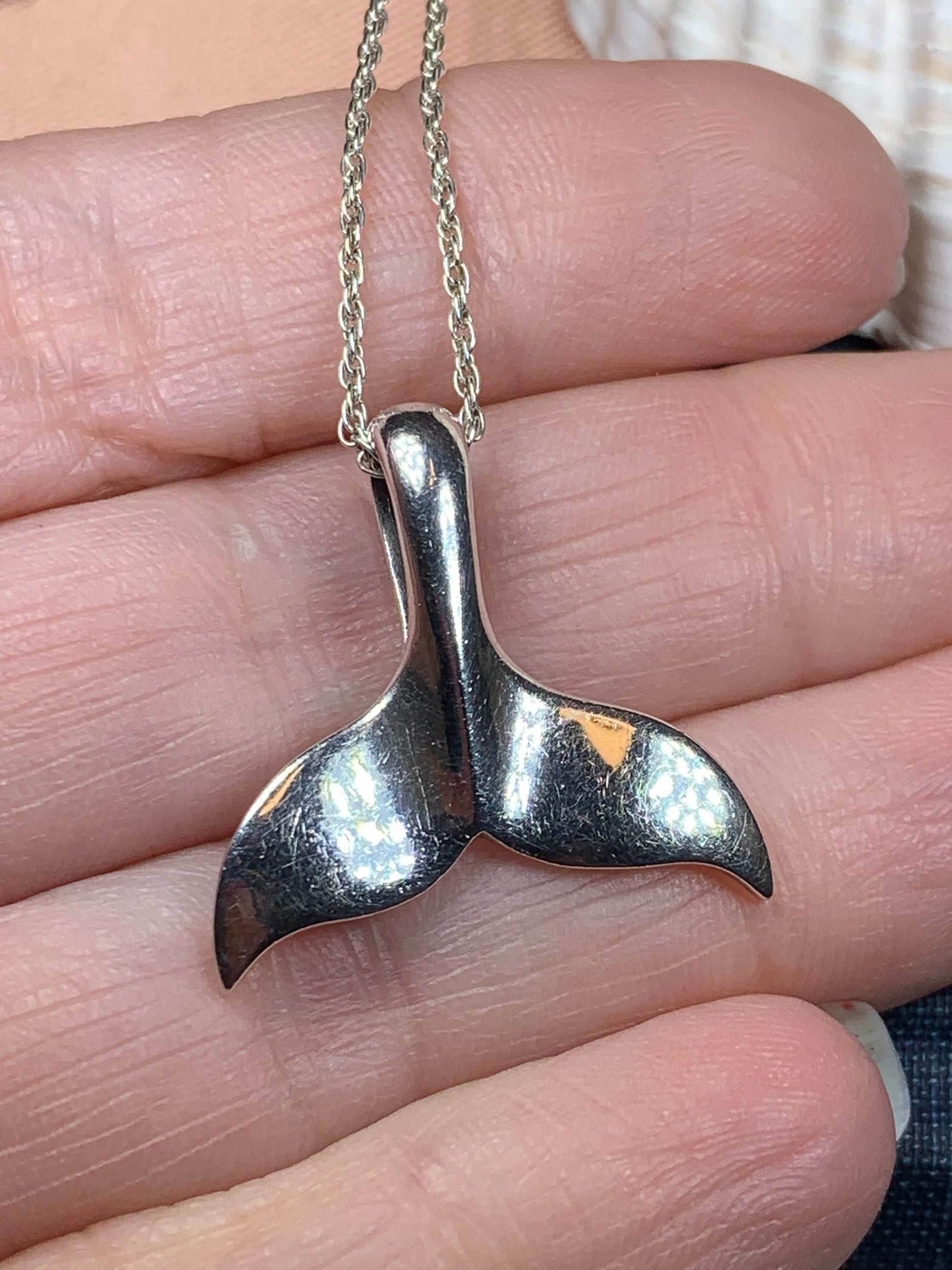 Whale Tail Necklace - 18