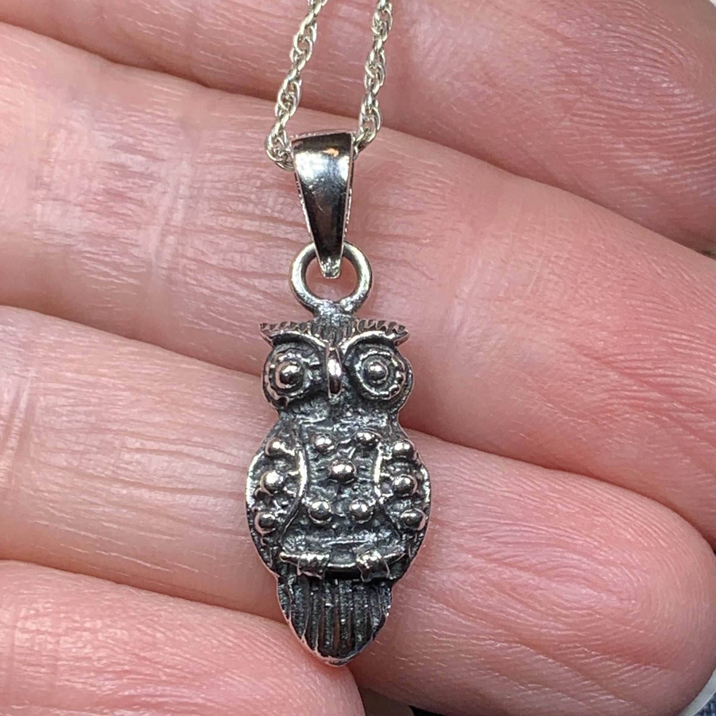 Syra Owl Necklace - 18