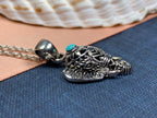 Turquoise Elephant Necklace - 18