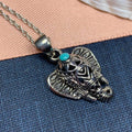 Turquoise Elephant Necklace - 18