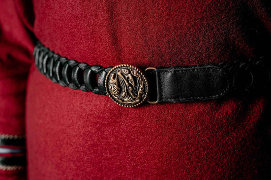Khal Drogo medallion buckle belt - Black (like on foto)