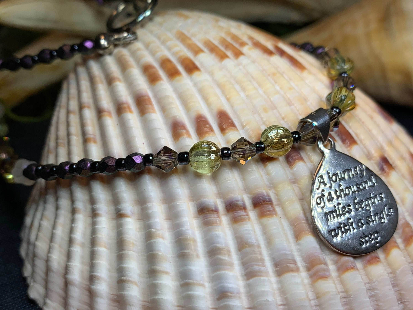 Inspirational Necklace - 15 inch / Purple