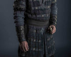 Uhtred larp leather bracers (Last Kingdom) - brown (as pictured) / For two hands