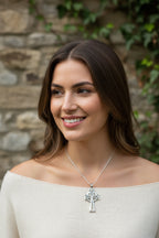 Eternal Love Celtic Cross Necklace