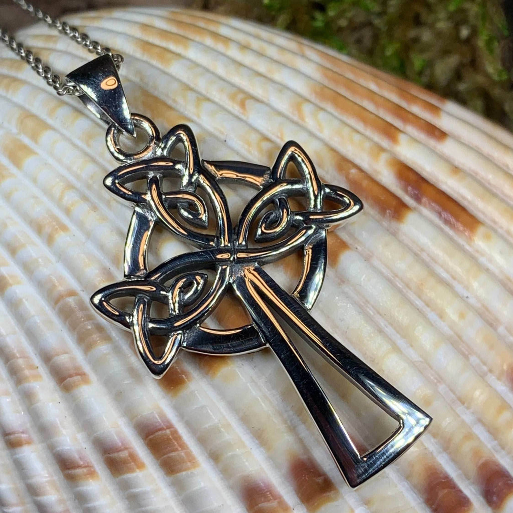 Eternal Love Celtic Cross Necklace - 18