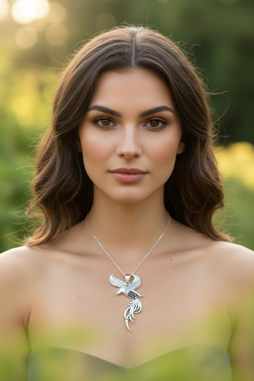 Firebird Phoenix Necklace