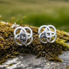 Lorna Celtic Knot Stud Earrings