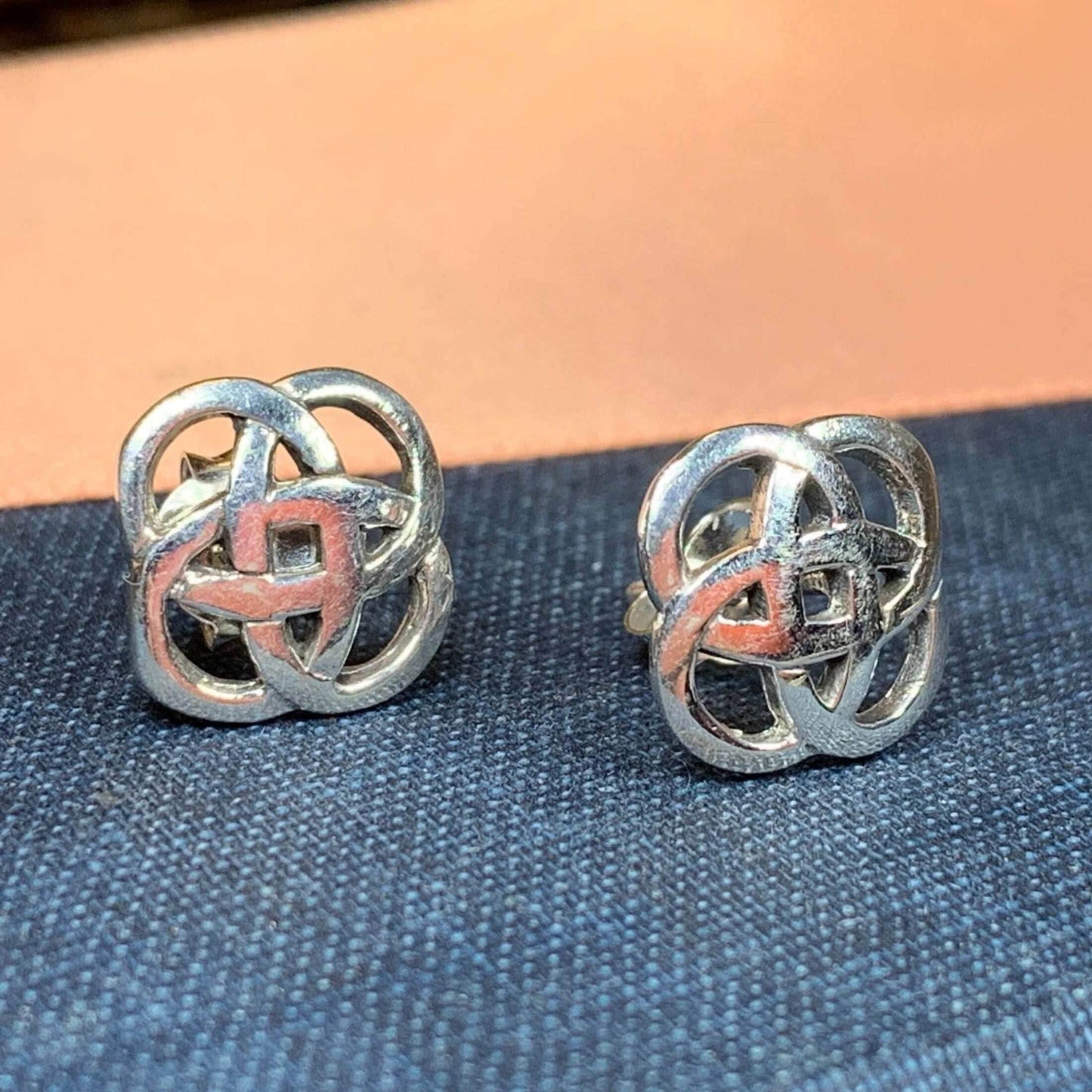 Lorna Celtic Knot Stud Earrings - 