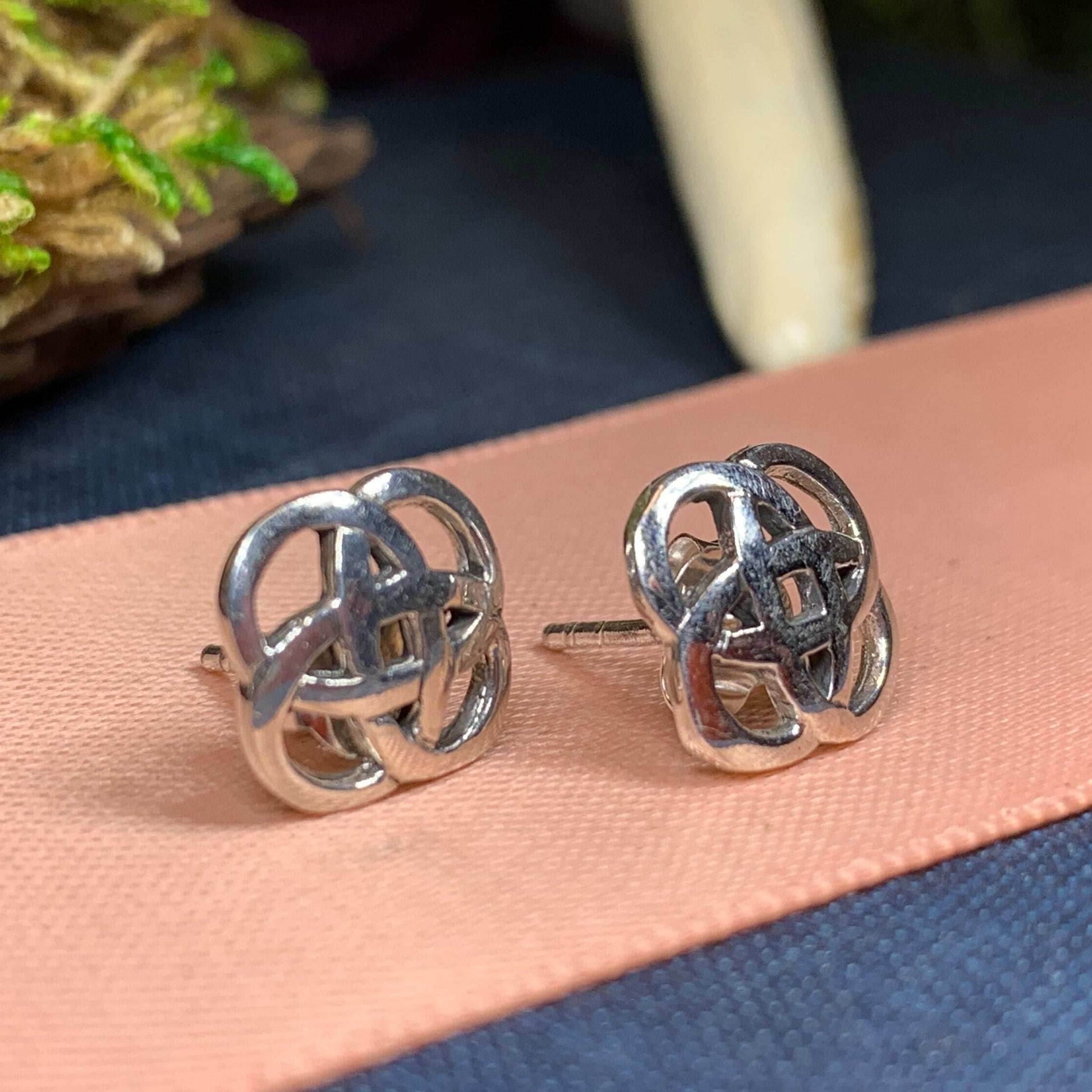 Lorna Celtic Knot Stud Earrings - 