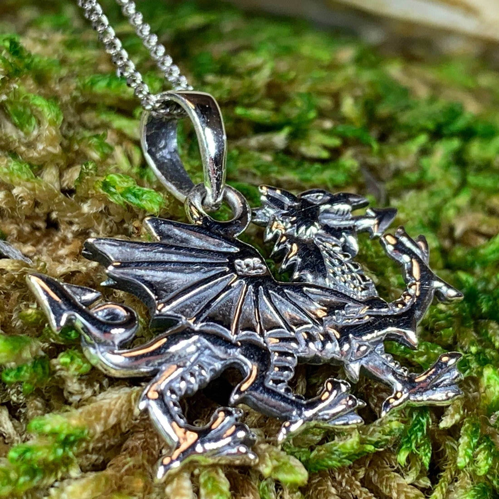 Welsh Dragon Necklace - 18