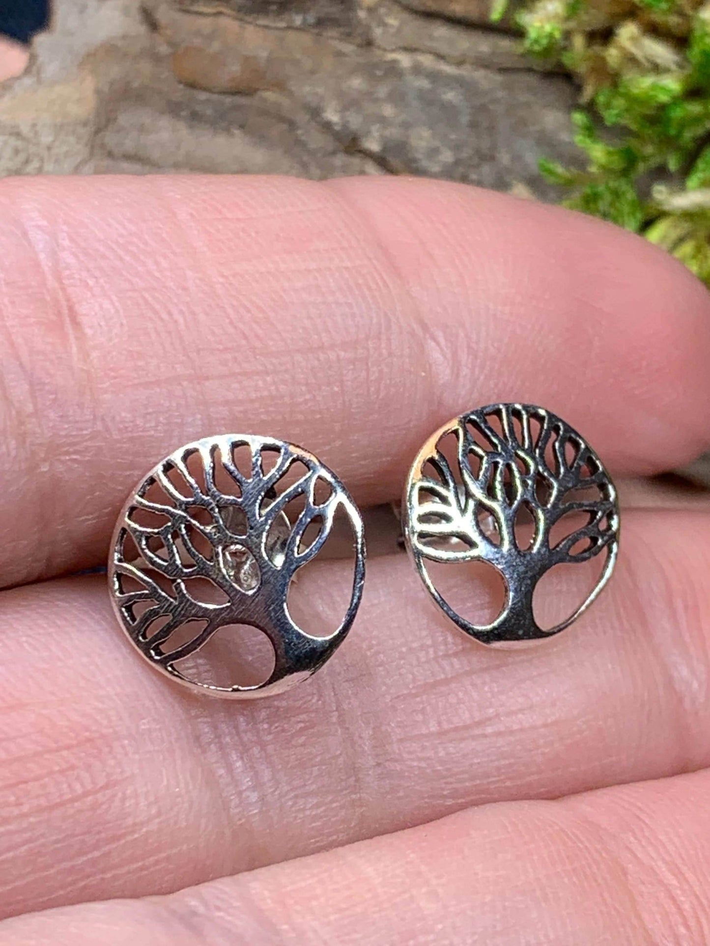 Tanya Tree of Life Stud Earrings - 